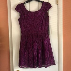 Purple Cocktail Dress